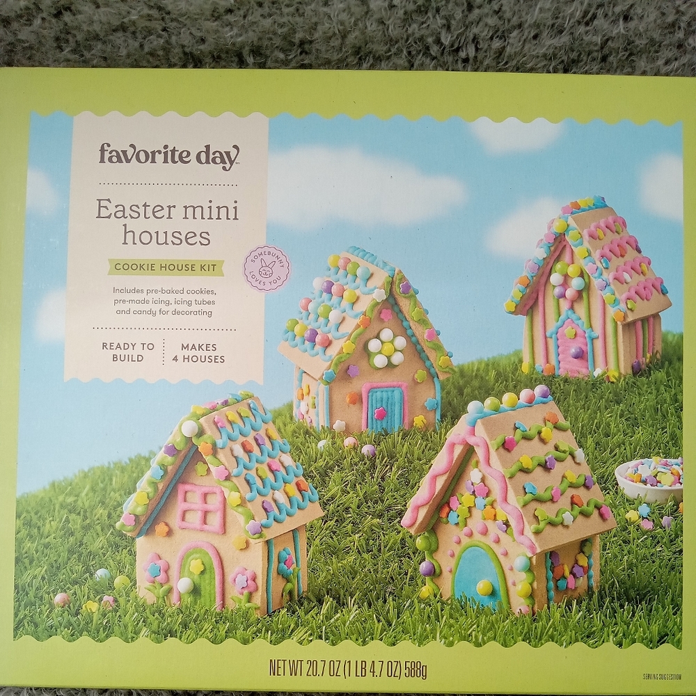 Mini house cookie kit